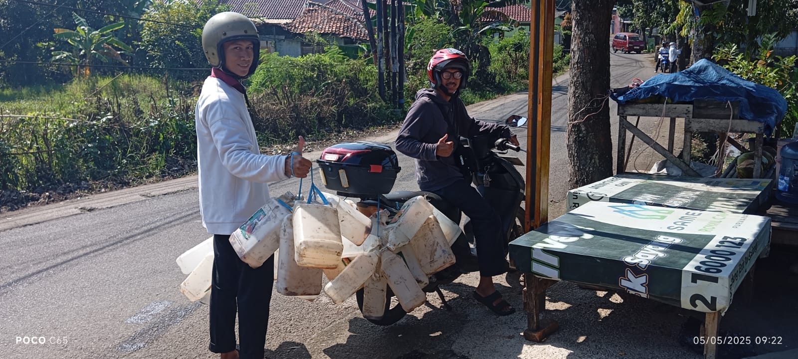 Penjemputan Tepung Ayakan